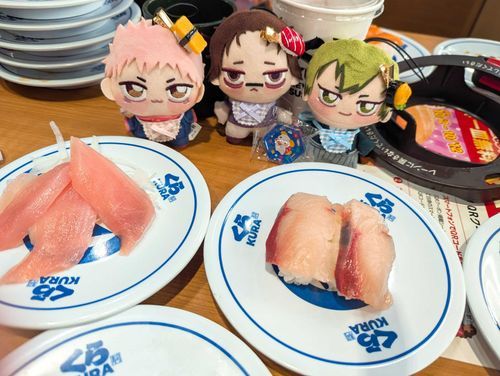 お昼に食べたお寿司っぴ❣️
ビッくらポン当たったっぴ💗