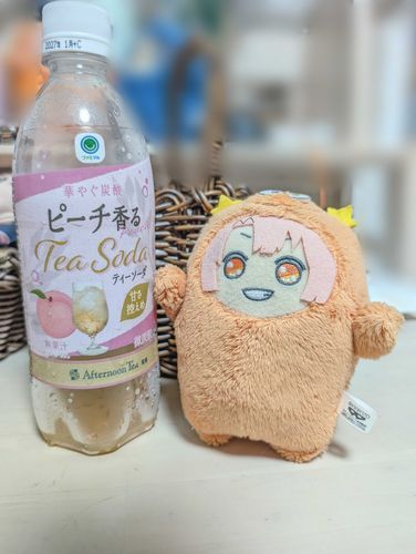 かいぬしがごほうびにって買ってたんだけど……家に帰るまえに、もう半分くらいのんでたぞ…？