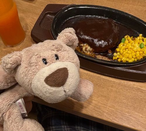 さす〜（久々の投稿！ガストでチーズINハンバーグたべたよ🥰）