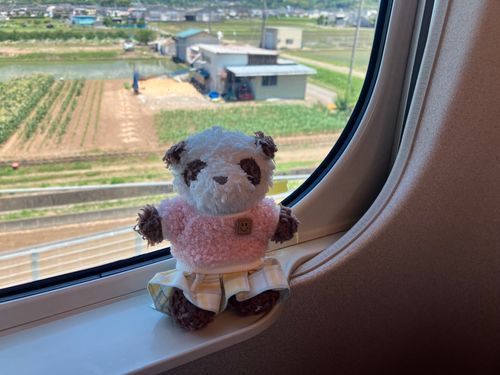 ゆりちゃん、初めての新幹線