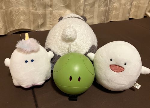 我が家の丸っこいもの
しらたま、ぽてちのプリケツ、麦ちゃん
そしてハロ