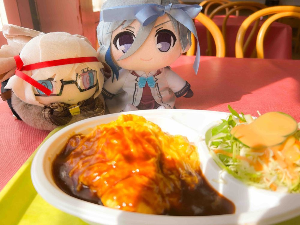 おはな  さいてなかた
おひるごはん  もぐもぐ