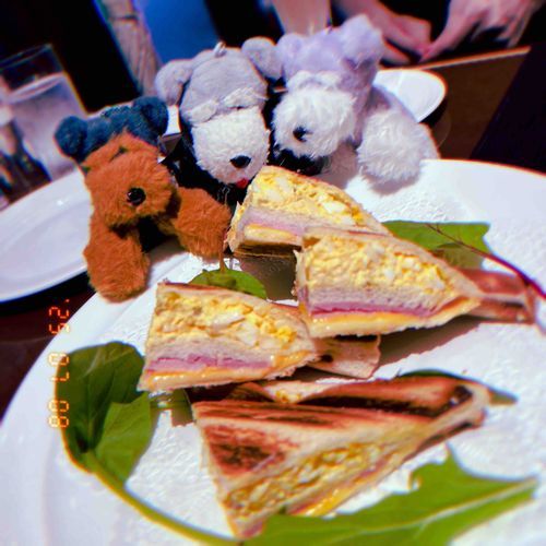 クロックムッシュって名前のたべものなんだって！