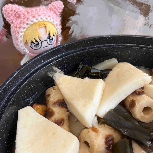 今日のよるごはん 冬といえばおでんだよね
大根しみしみ はんぺんしゅわしゅわ 最高だね～ ♩