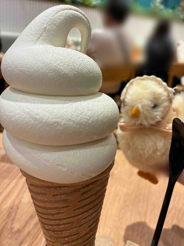 デカうまソフトクリームだね