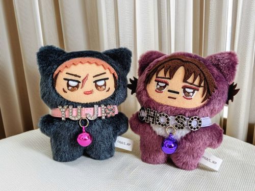 新しくチョーカー作り直した♡
鈴もつけてこれなら迷子にならないね！
特にゆぢ