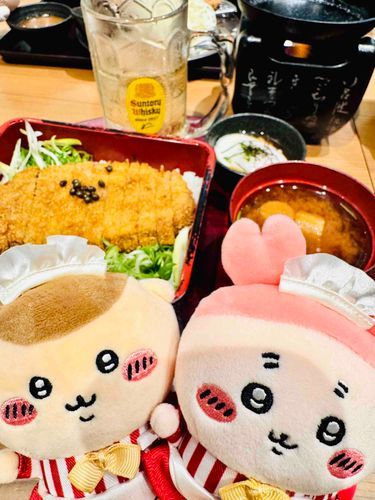 お昼は牛カツ重だー！