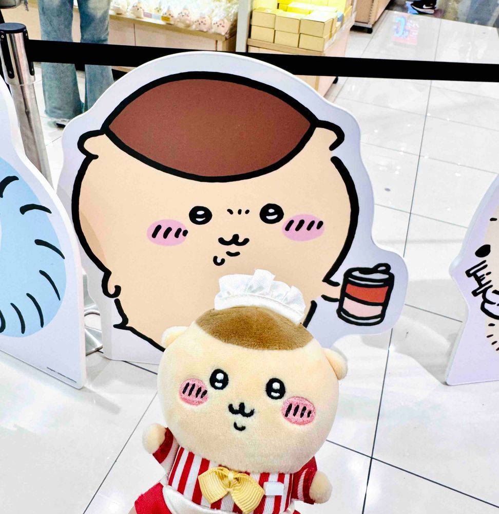 お出かけ先のショッピングモールにパネルがあったよ！可愛いね！