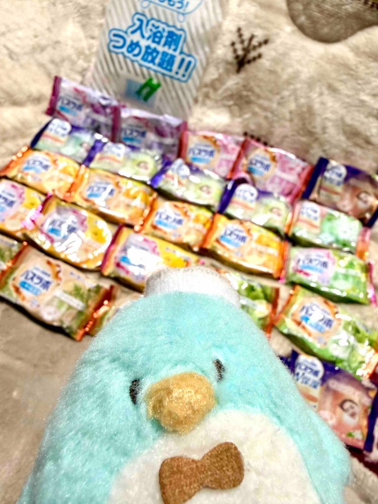 入浴剤詰め放題してきたよ！バスラボ25個詰めた！！みんなは何個くらい詰められるのかなー