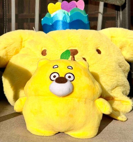プリンくんと一緒に日向ぼっこでもしよかね