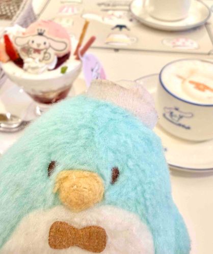 これはこないだ行ったシナモンカフェ！福岡まで弾丸旅行だよ！