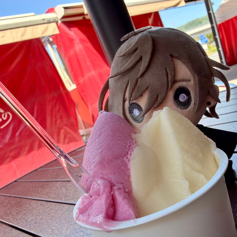 妖怪マカロンと紫蘇ジェラートも美味しかったね