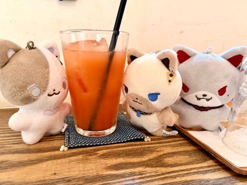 朝から暑いからちょっと休憩