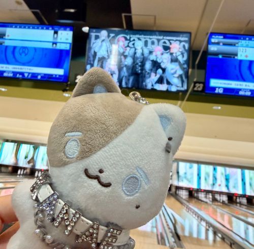 今日は朝からグッズ買ったりボーリングしたりで大忙し！って持ち主が言ってた！