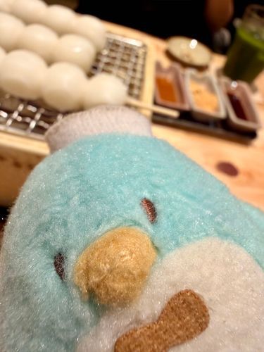 もちろんお団子も焼くよ！