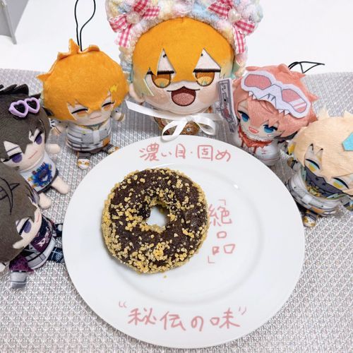 前の前の人でもっちゅりん売り切れちゃって…ポンデリングも買ったんだけど食べちゃって…ごめんね