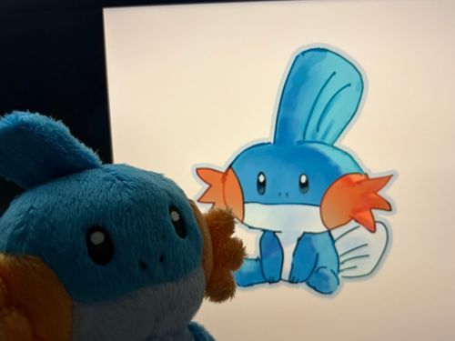 あれ？ぼくのおかお　こんなに　よこなが？