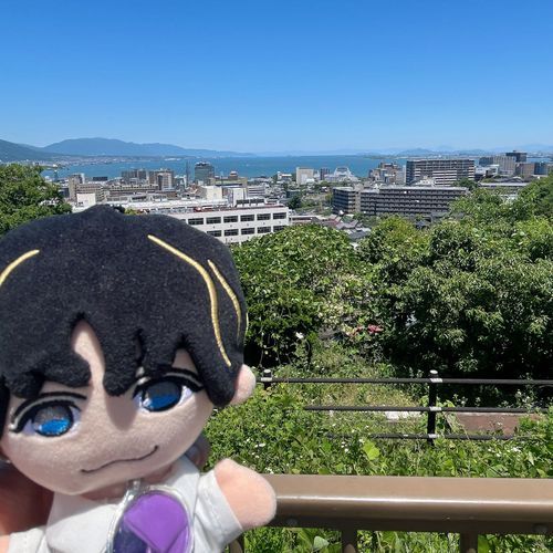 LIVEに行く途中の滋賀県！
天気も良くて琵琶湖が綺麗だよ