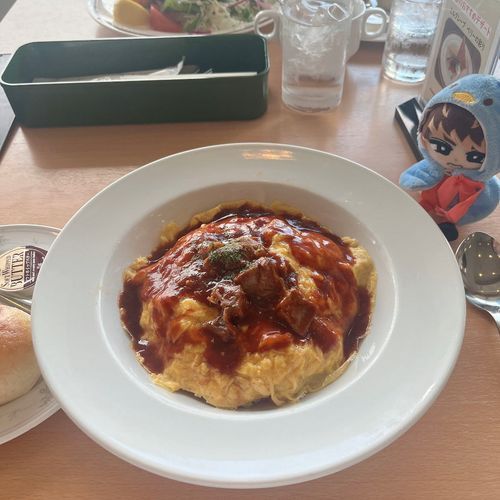 康二くんとオムライスを食べに行ったよ！