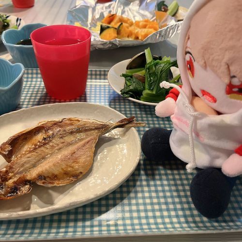 お魚とかぼちゃのちゃちゃちゃ