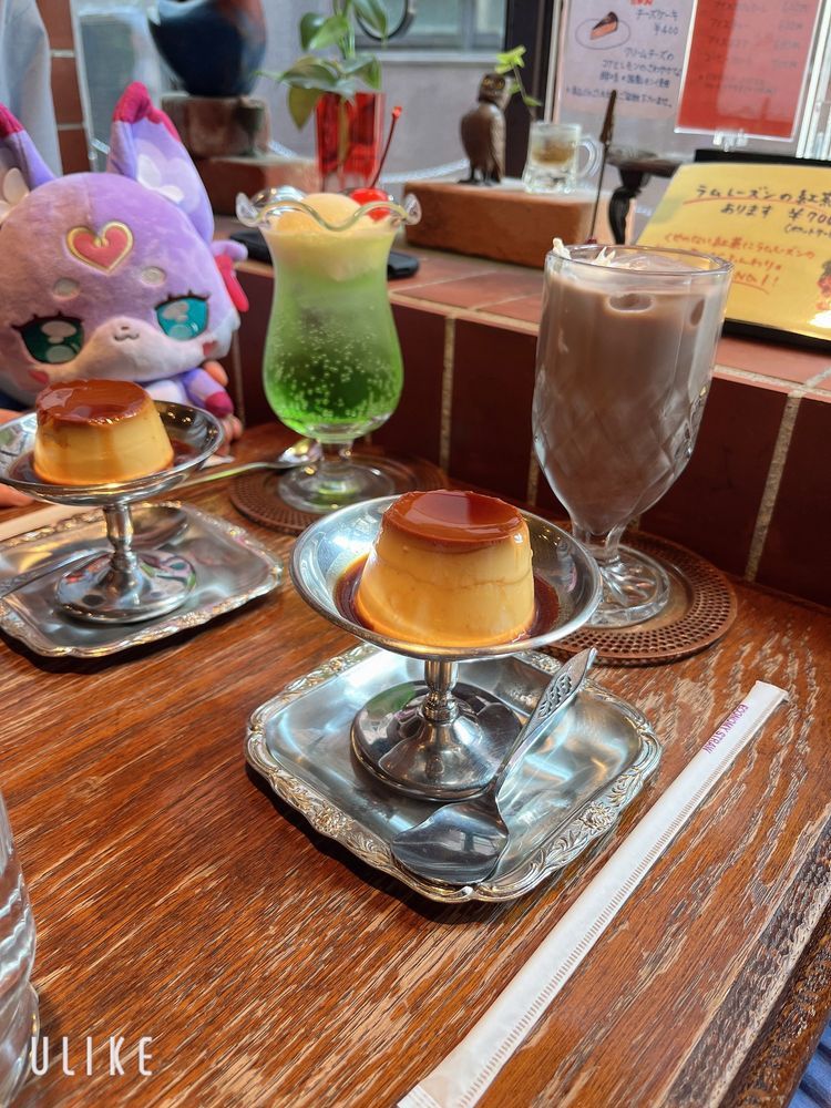 お友達ぬいのマシュタンとカフェ巡りをしたよ！
ポケモンバトルみたいになった笑