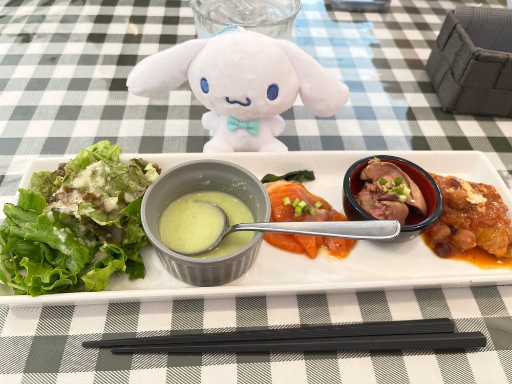ハンバーグを食べに行ったよ！