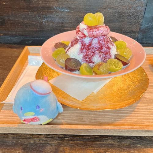 いとピンスを食べたよ！
冷たくて美味しかった！