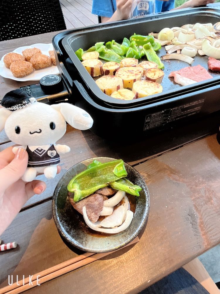 旅行へ行ってきました！
家族でバーベキュー🍖
景色綺麗😍