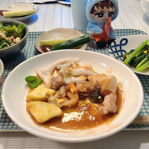 最近自炊を頑張っているんや!
昨日のご飯🍚