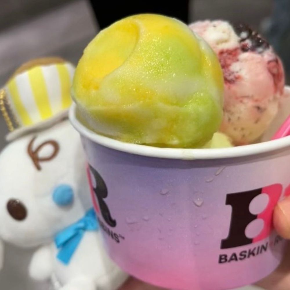 サンリオショップとサーティーワンに行ったよ！