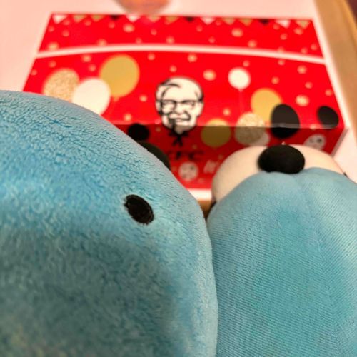 ケンタッキーにだいすきなニンニク味が出たと聞いて、、、わくわく！🤭
