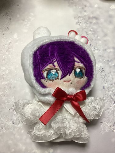 白くてふわふわ...雪見だいふくみたいですぅ