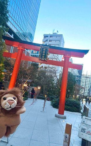 福徳神社で参拝したぞ♪