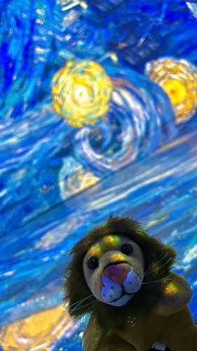 レオ「星が降るような絵画だぞ🌙」