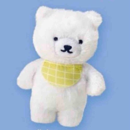 あかちゃんしろくまのしろまる！！
黄色のスタイがチャームポイント💛
なかよくしてね
