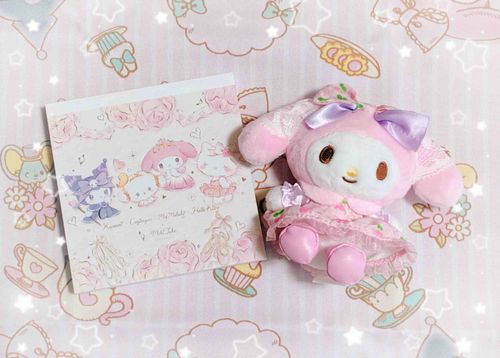 おでかけして　かわいい　メモちょうを　みつけたよ♪