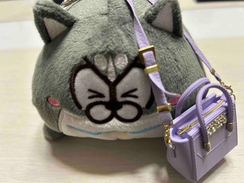 New！アイテムだ！
青もいいけど紫も素敵な色だぜ！
今度はこのバッグを持って
お出かけするぜ😎