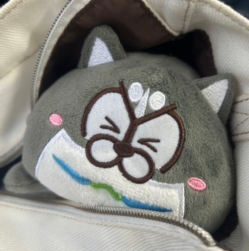 お出かけ中！😎
でも生憎のお天気だぜ……。