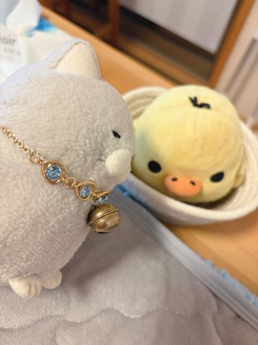 にゃにゃ！
おハムの寝床にヘンテコトリがいるにゃ💨
