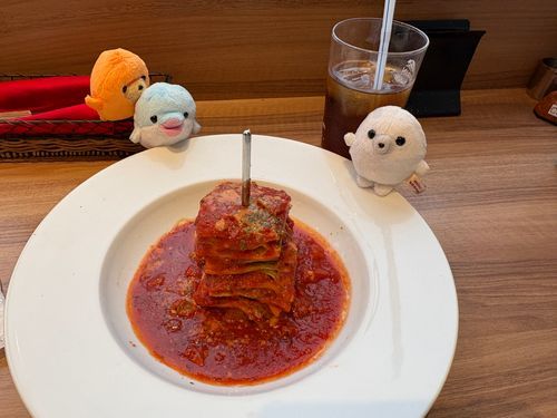 全体これ
あざらしのまりもがトマトソースシミつきあざらしにならないかなるかちょっぴりドキドキ
以前大阪茶漬けにダイブしちゃったから…