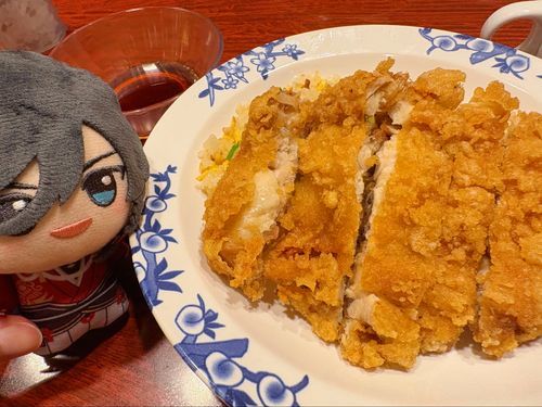 台湾大唐揚げチャーハンと兼さん🍴
