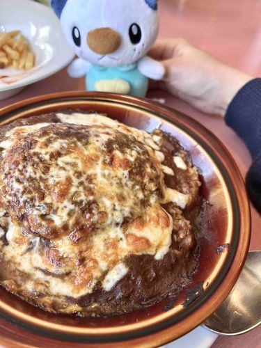 おみじゅとハンバーグカレードリア
