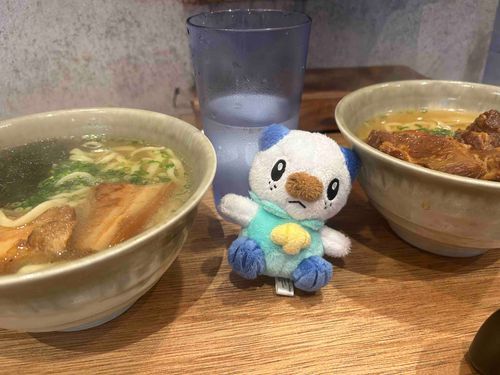 ちいちゃいミジュマルとソーキそば