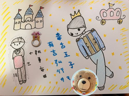 ぼくです。
お姉さんがかいたお絵描きです。
ぼくより。