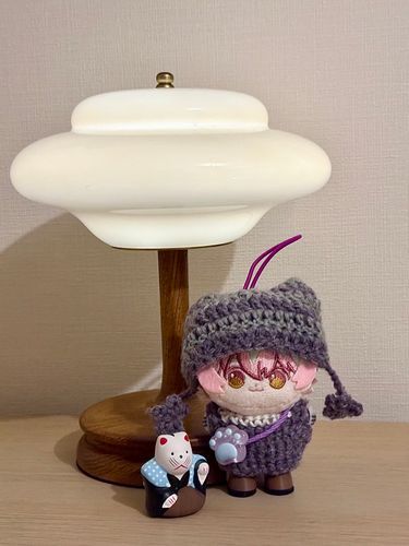 ぷろでゅーさーくんに　したててもらった　おにゅ〜の　おべべでにゃんす🍂