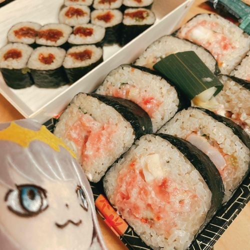おすしはやっぱり、赤酢だね