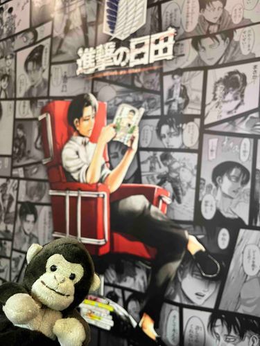 リヴァイへいちょう、だ！たくさんぱねるがあったぞ！しゃしんとった！
