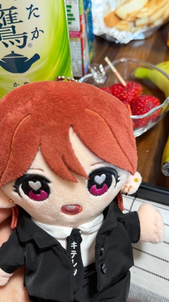 デザートなど🍓🍌
れいあぬの目がキランキランでかわいい
