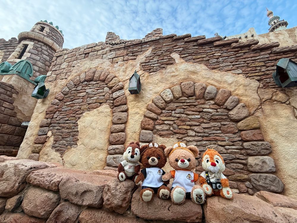 やっほー！ぶらんだよ！
これで、でずにーしーのにっきは、おしまい！
すいてたからねえ、にんきのあとらくしょん、ぜんぶのれたのー！
あなゆきに、らぷんつぇるに、そありんに、ぴーたーぱんに、といすとーりー！
たのしかった！
ひとがすくないからね、ぶらんたちのおしゃしんも、いろいろとってもらったよ！
おしゃしんとってたら、おんなのこがね、かわいいっていってくれたんだ！えへへー！
また、みんなで、でずにーいきたいなあ！
みんな、おしゃしんみてくれてありがとう！