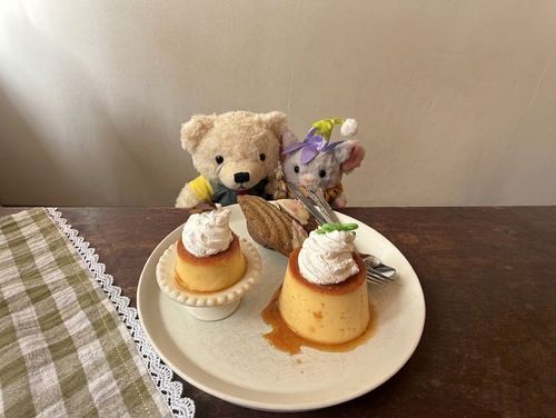ごん、じゅといきたかた、おちゃやしゃん、おとーとの、ちぃずと、いてきた
ルゥてんちょ🦊がやてる、ごんたちがおきゃくしゃんなれる、とくべちゅの、かへ

ごんたちがよめる、めぬー、どうぞしてくれた
ごんたちのおなまえかいてある、はたも、おいてくれた
ごんの、おかしとおちゃもくれた
しゅごくしゅごく、やさし、おみせ🐻‍❄️🌼

ほかのおせきも、おーちのひととおかしたのしくたべてる、おともだち、いぱいいた
ごん、うれしかた
また、ルゥてんちょにあいにいきたい🐻‍❄️🍰✨